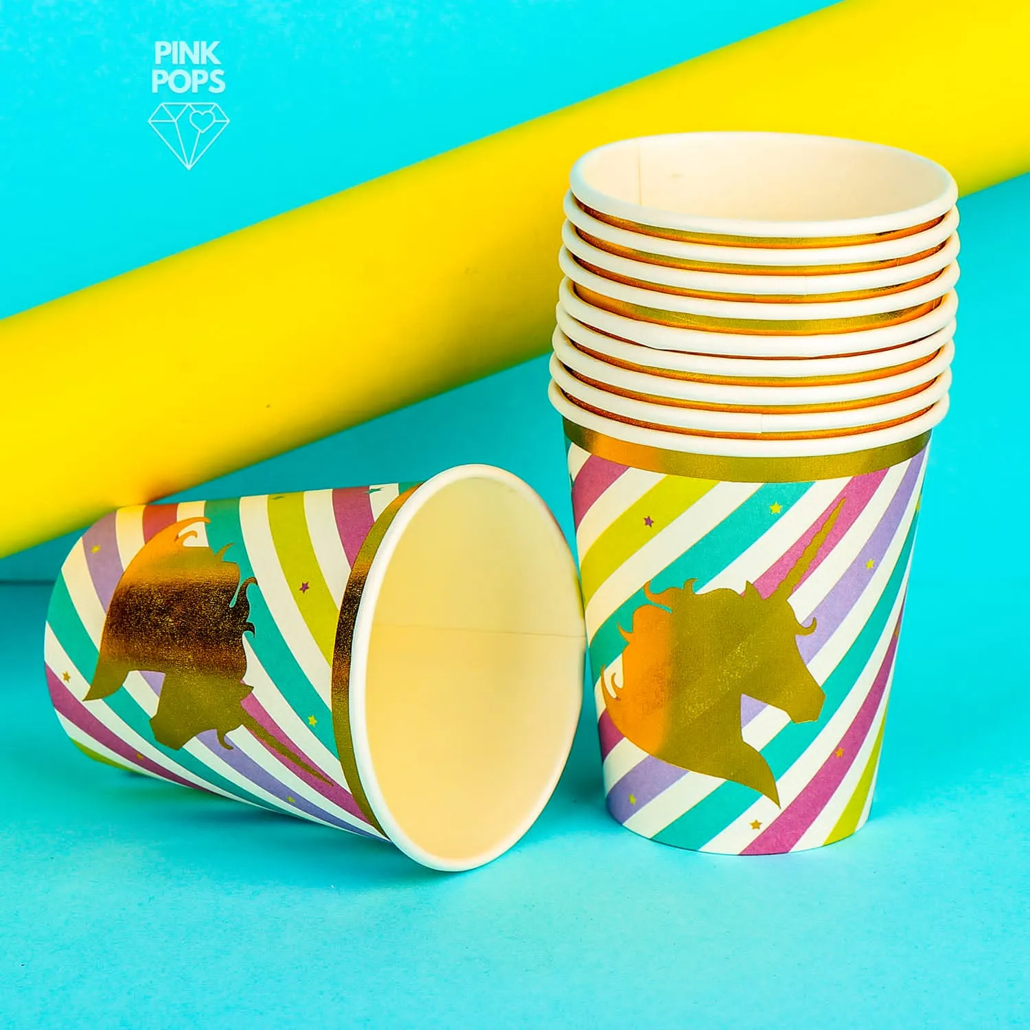 10 in 1 Happy Birthday Disposable Cups