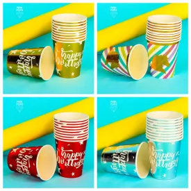 10 in 1 Happy Birthday Disposable Cups