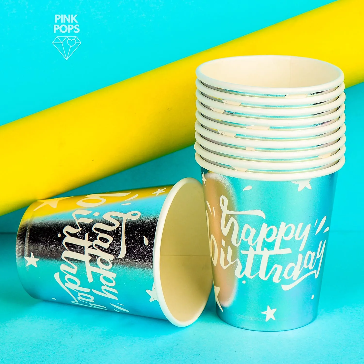 10 in 1 Happy Birthday Disposable Cups