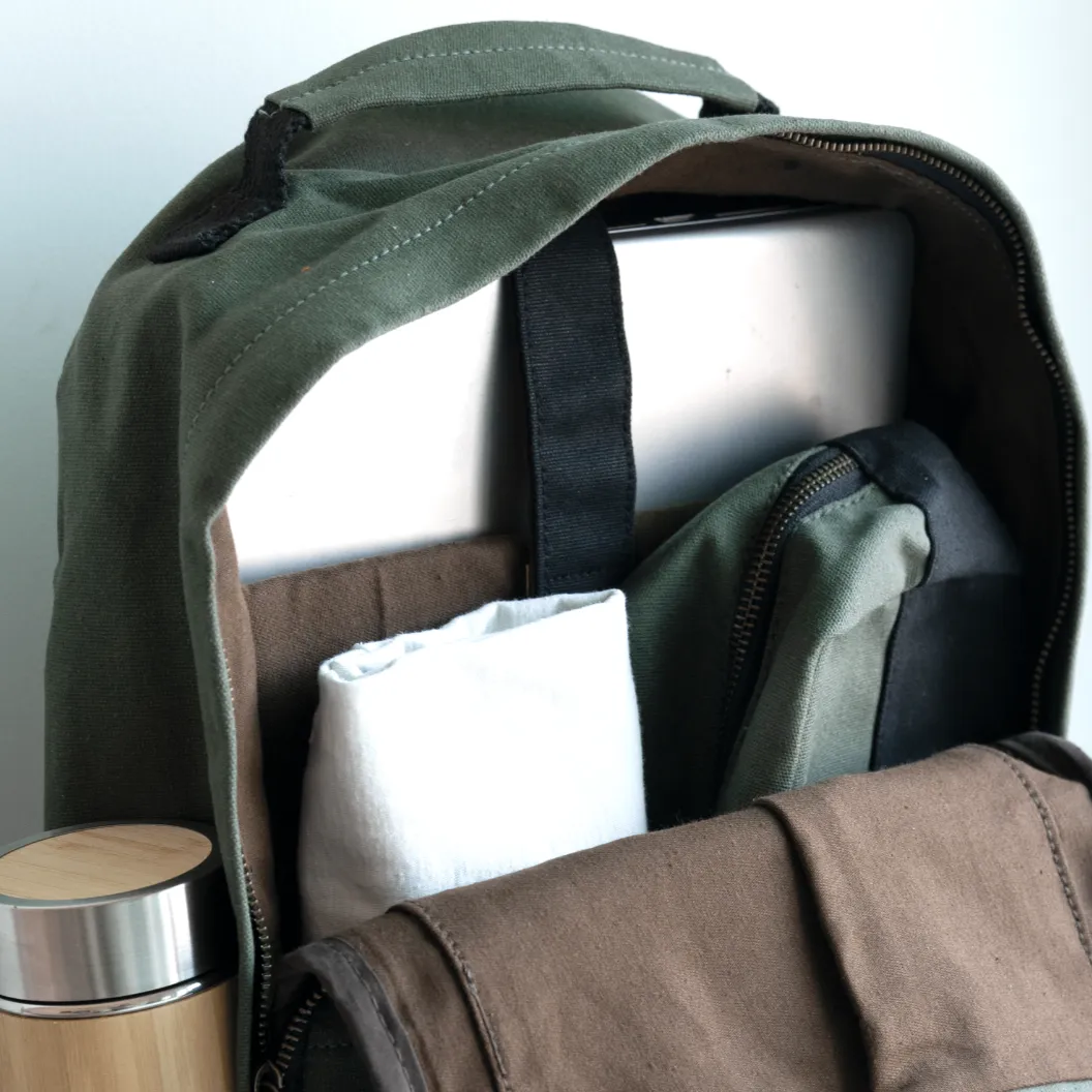 Amur Backpack - Charcoal Black - Daily Carry Office and Travel 15.6 inch Laptop Backpack /Daypack