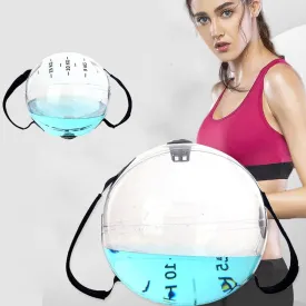 Aqua Bags for Workout, Heavy Bag Aqua Ball, Adjustable Water Training Bag with Handle, Weighted Inflatable Water Fitness Ball Core, Effective Muscle Training Device for Strength and Stability at Home