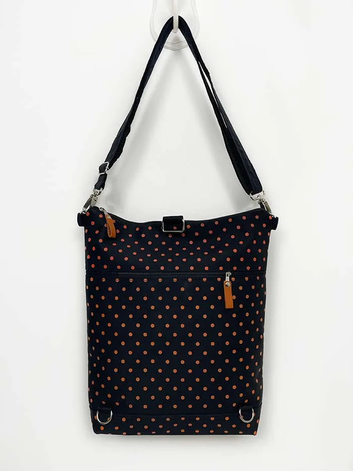 Black Canvas Backpack, Women's Laptop Bag