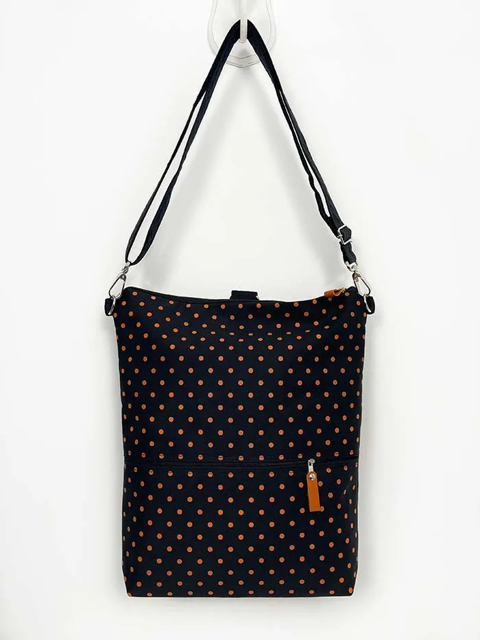 Black Canvas Backpack, Women's Laptop Bag