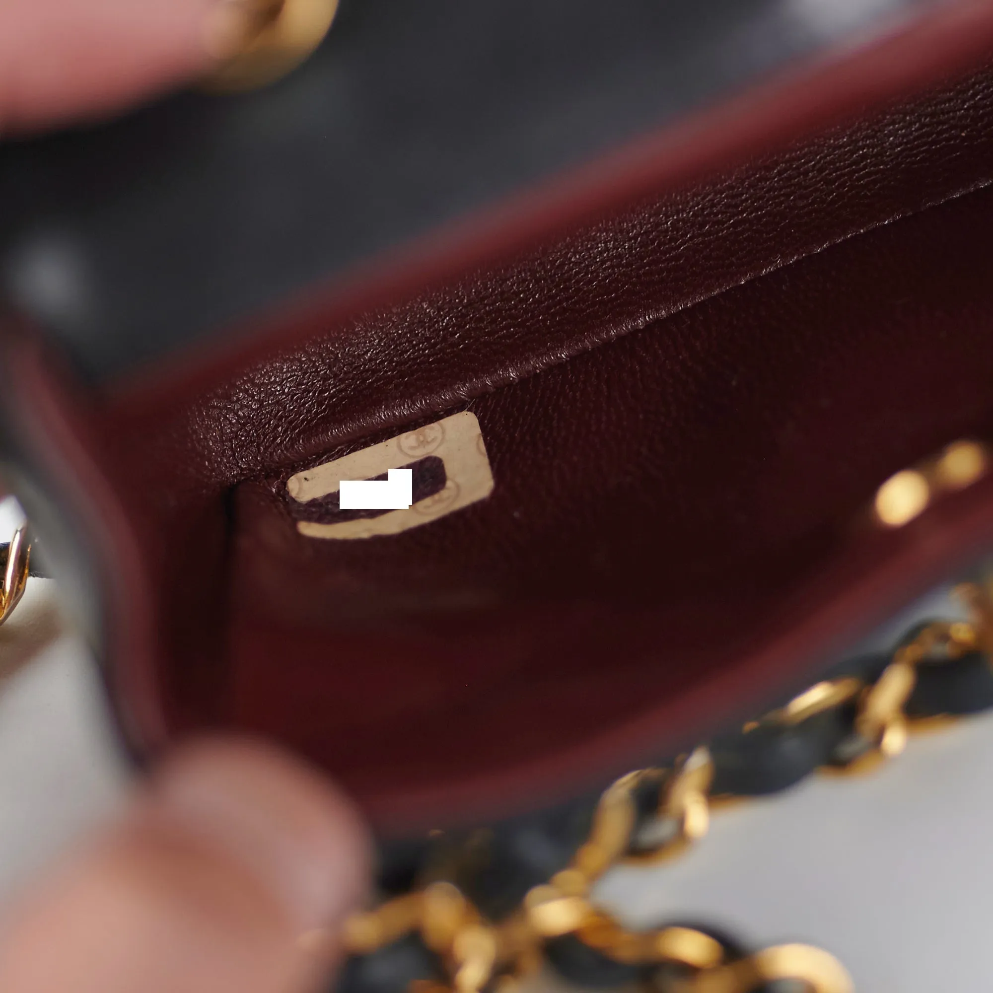 Chanel Mini Vintage Lambskin Black Flap Bag