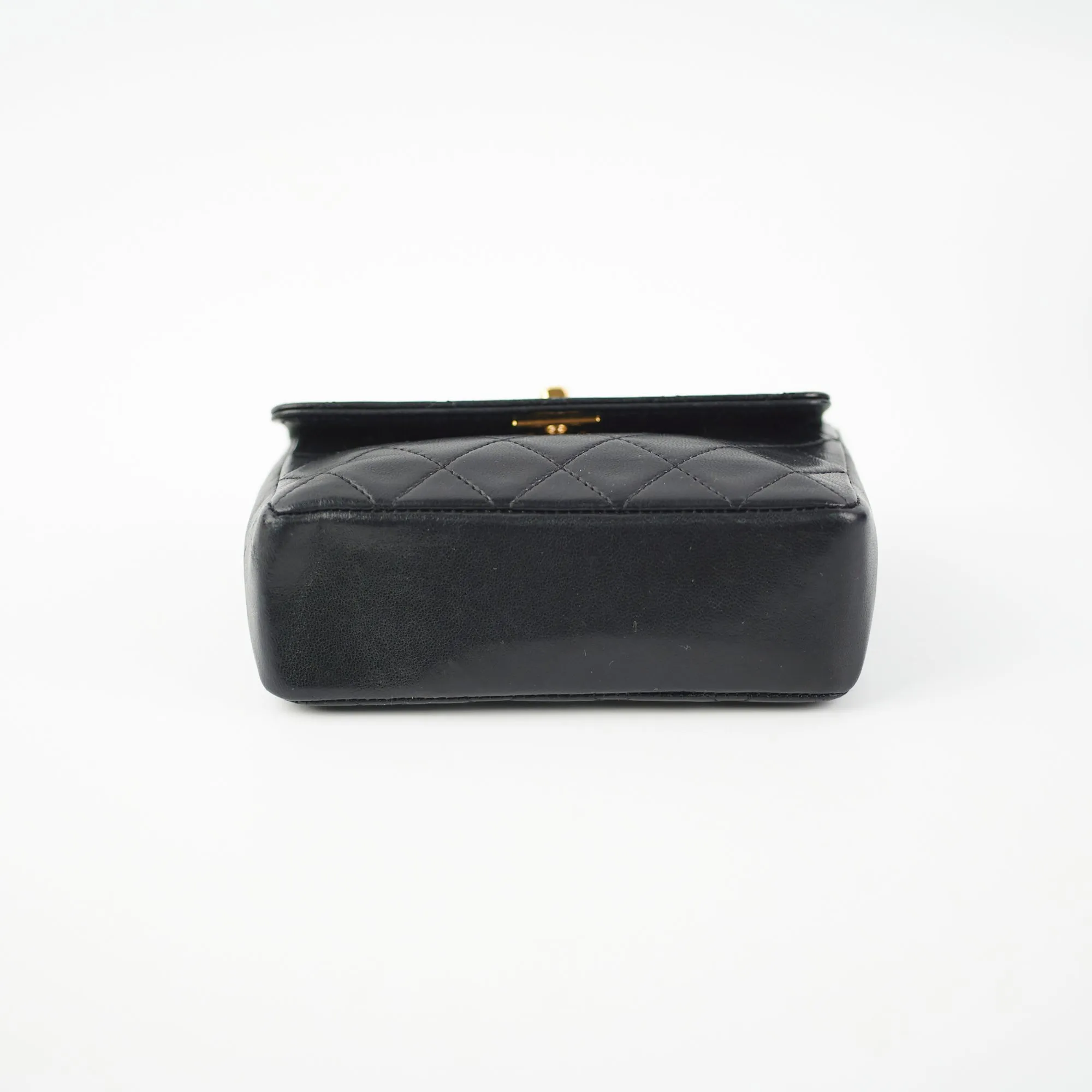 Chanel Mini Vintage Lambskin Black Flap Bag