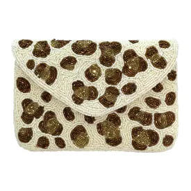 Cheetah Mini Beaded Bag