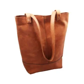 Crystal Tote Leather Bag, Medium