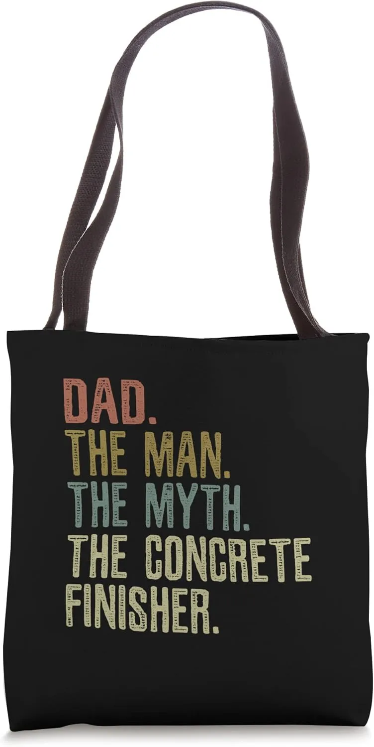 Dad and Concrete Finisher Gift Tote Bag