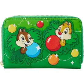 Disney chip and Dale Ornaments Zip Around Wallet
