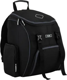 FUEL Oversized Wide Mouth Backpack with Multiple Compartments, Large Storage for Hiking, Work, Classroom, and Traveling - Grey Trim