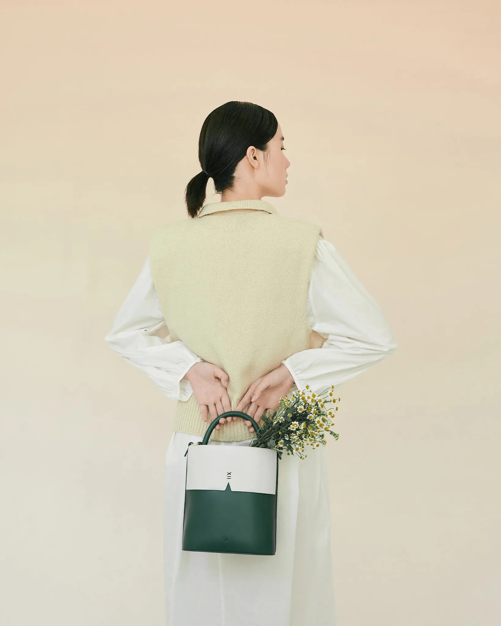 Gaia Bucket Bag - CARAMEL & OAT