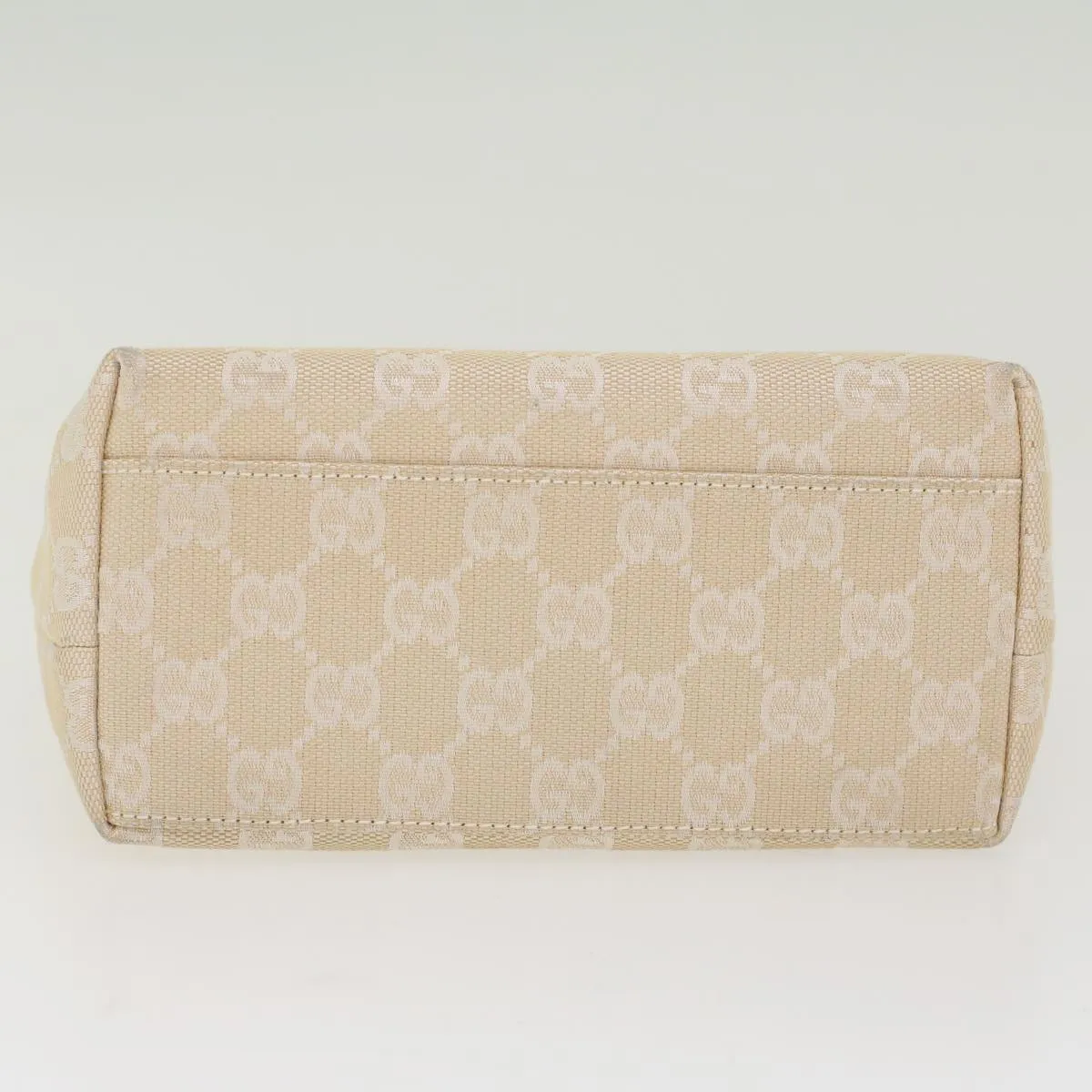 GUCCI GG Canvas Hand Bag Canvas Beige  45852