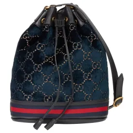 Gucci GG Velvet Bucket Bag