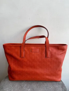 Gucci orange tote