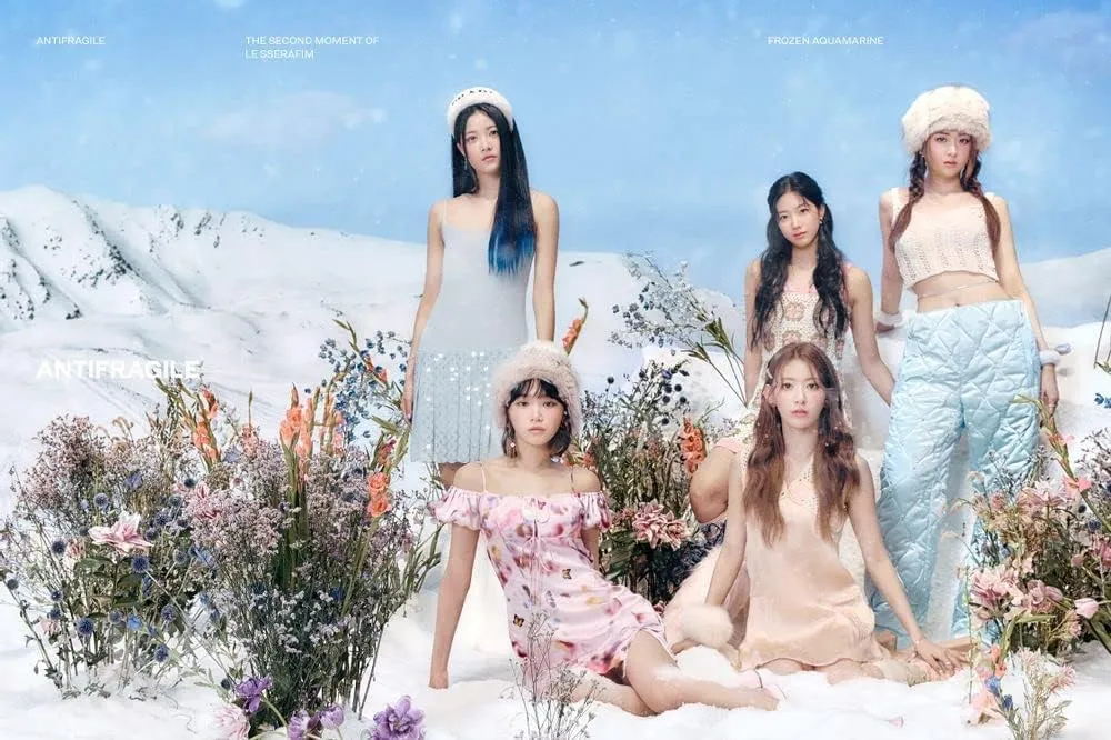 LE SSERAFIM ANTIFRAGILE 2nd Mini Album COMPACT Version CD Booklet Photocard Postcard Tracking (PINK DIAMOND Version)