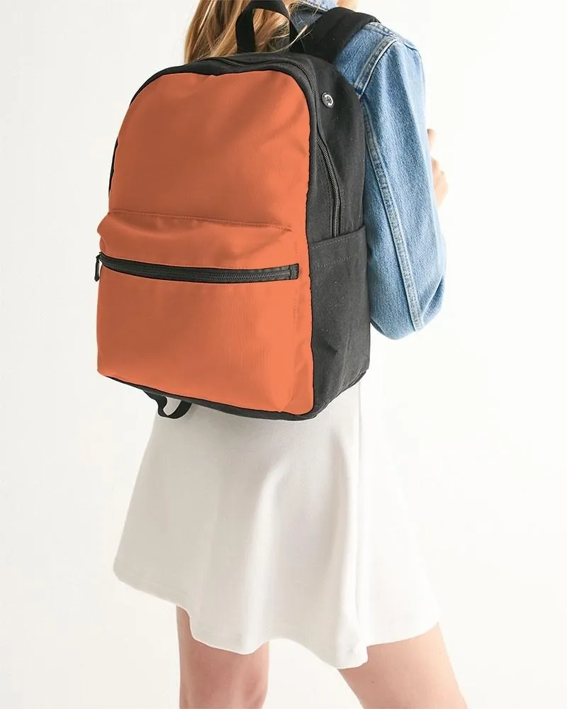 Midtone Orange Canvas Backpack | C0M70Y80K0