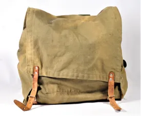 Olive Canvas Rucksack