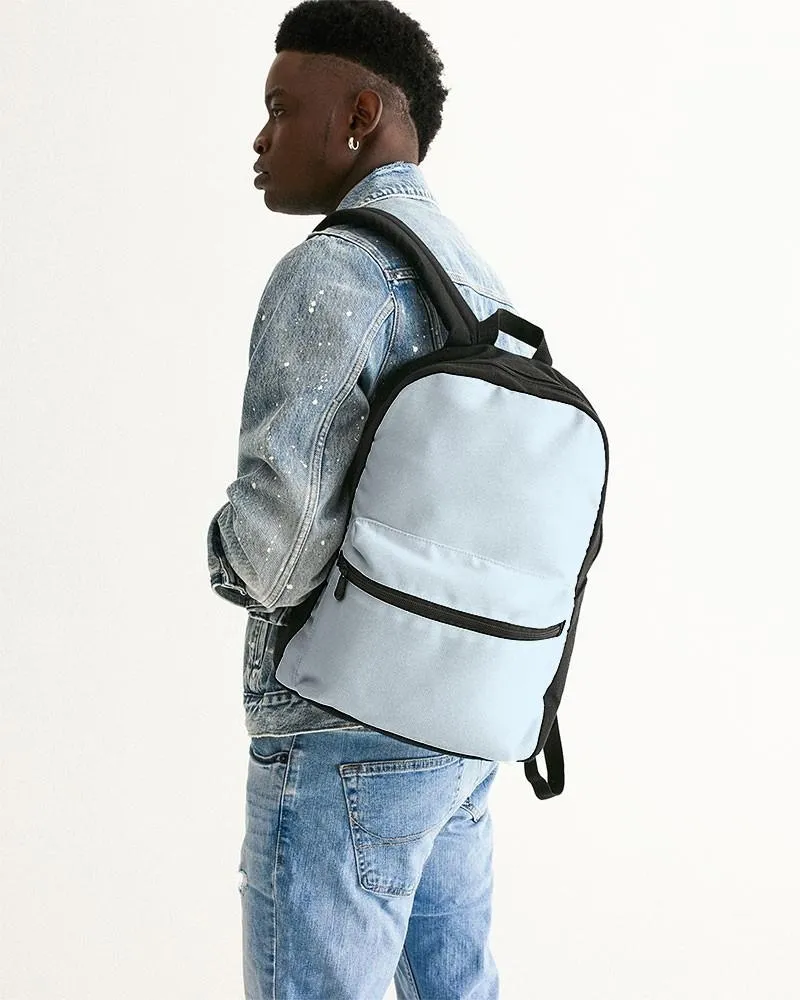Pale Cyan Canvas Backpack | Bright Pale Cyan | C10M0Y0K0