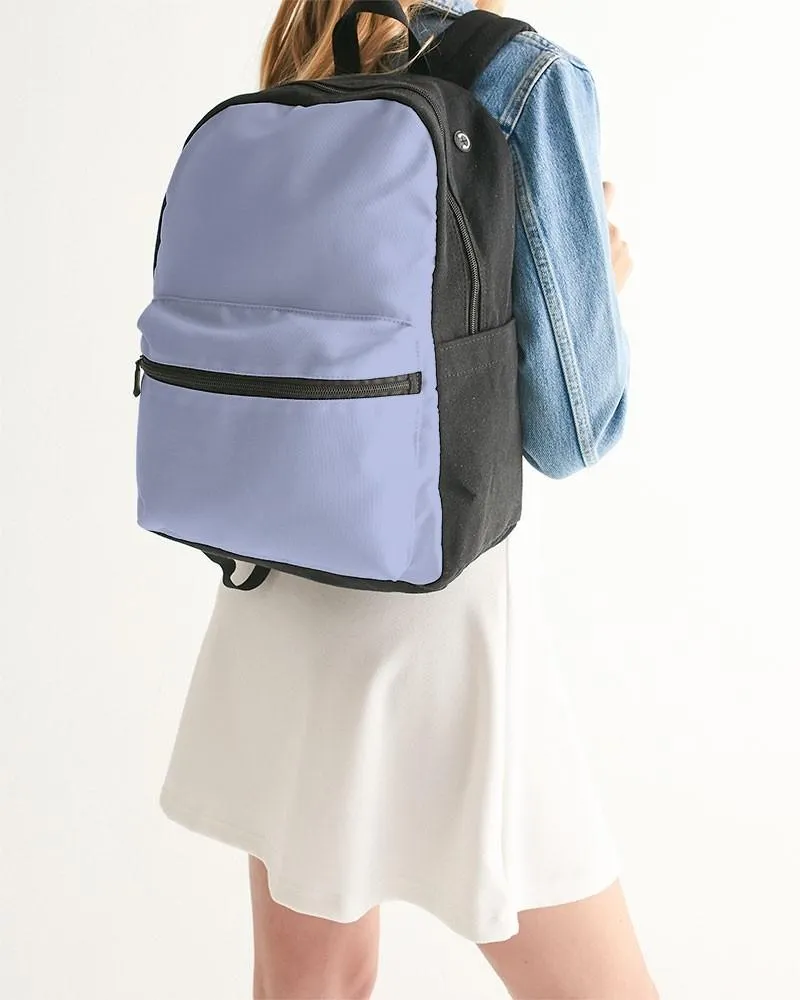 Pale Pastel Blue Canvas Backpack | Bright Pale Pastel Blue | C30M22Y0K0