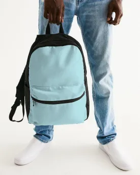 Pale Pastel Warm Cyan Canvas Backpack | Bright Pale Pastel Warm Cyan | C30M0Y8K0