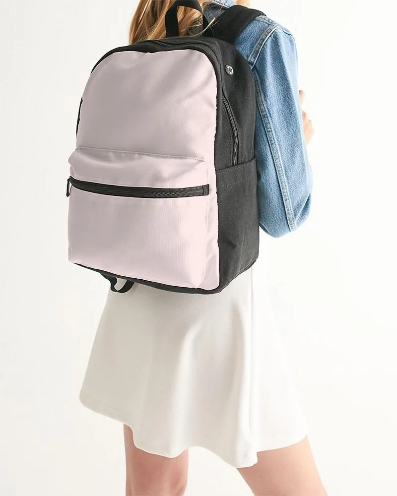 Pale Pink Canvas Backpack | Bright Pale Pink | C0M10Y5K0