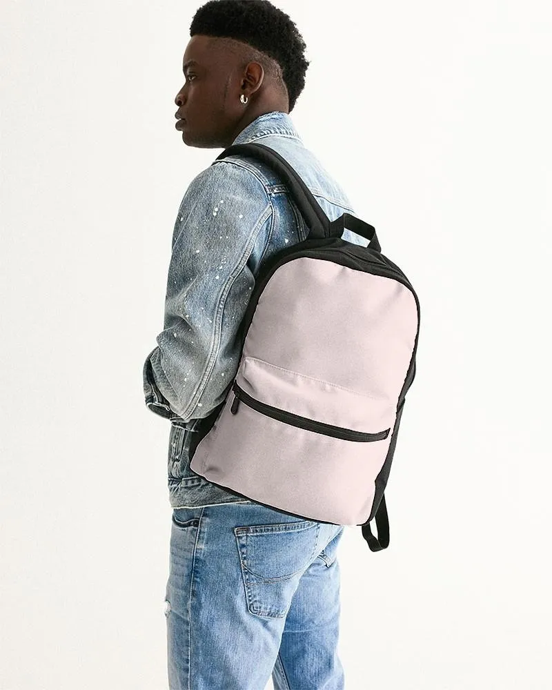 Pale Pink Canvas Backpack | Bright Pale Pink | C0M10Y5K0