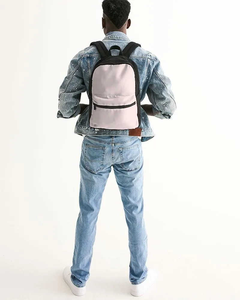 Pale Pink Canvas Backpack | Bright Pale Pink | C0M10Y5K0