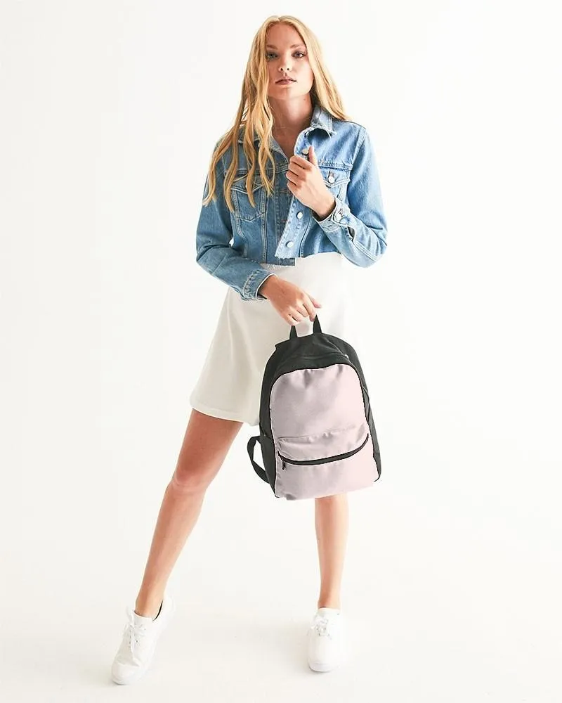 Pale Pink Canvas Backpack | Bright Pale Pink | C0M10Y5K0