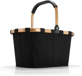 reisenthel carrybag frame gold/black - Sturdy shopping basket with plenty of storage space and practical inner pocket - Elegant and water-repellent design