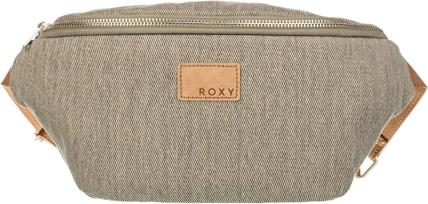 Roxy Women's Sling Bag | Crochet | Woven | Fanny Pack | Waist Bag | Travel | Beach | Vacation | Natural