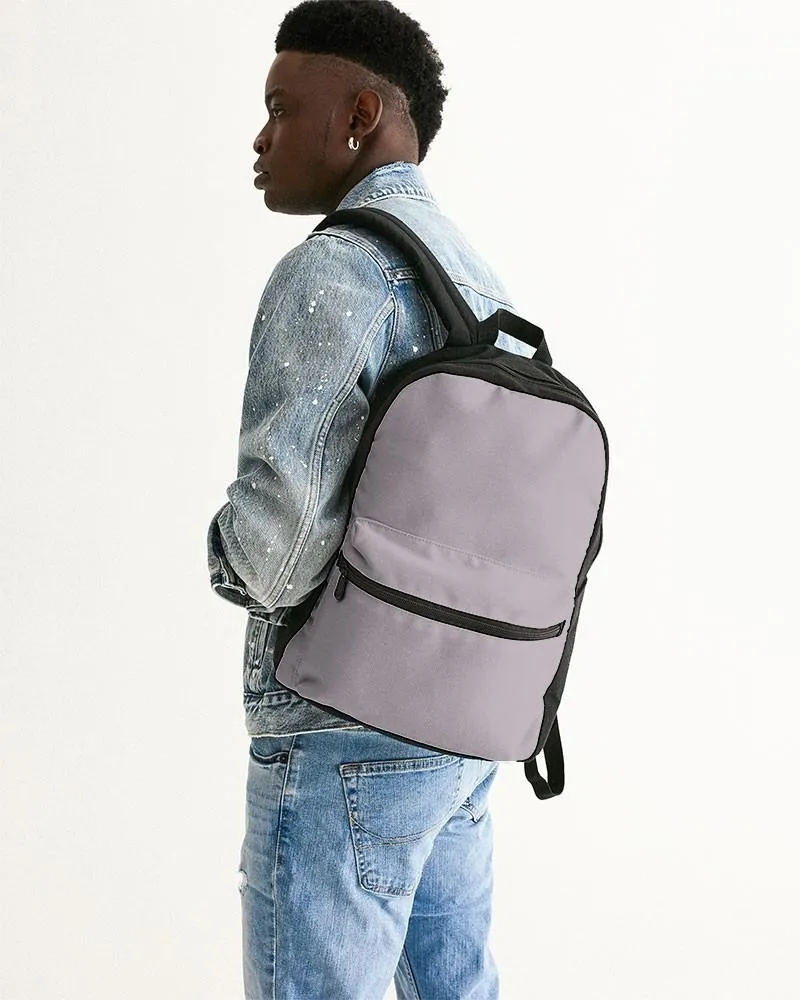 Shaded Pale Magenta Brown Canvas Backpack | C0M10Y0K30