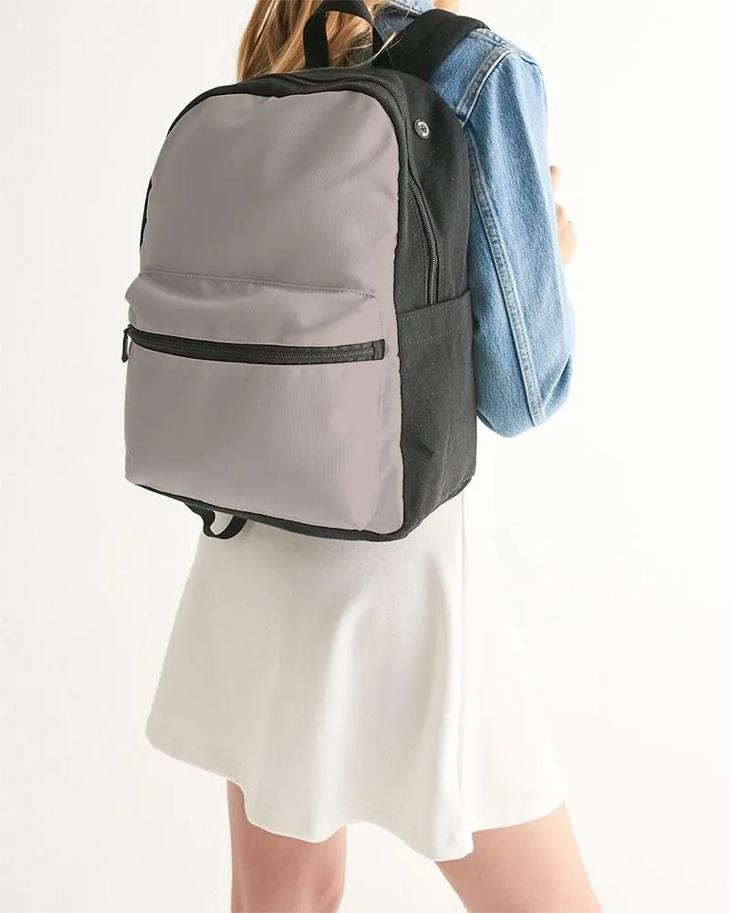 Shaded Pale Red Brown Canvas Backpack | C0M10Y10K30