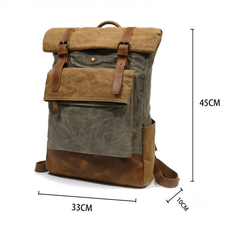 Sheldon Waxed Canvas Backpack