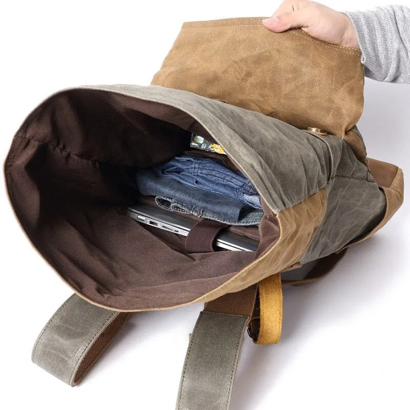 Sheldon Waxed Canvas Backpack