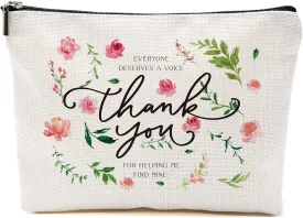Speech Therapist Gift Makeup Bag for Women SLP Cosmetic Bag Speech Language Pathologist Pathology Gift Christmas Birthday Thank You Present for Speech Makeup Case Travel Toiletries Pouch