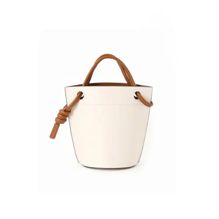Tara Minimalist Knot Detail Bucket Bags