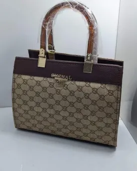 Trendy leather handbag