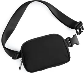 vividreams Everywhere Belt Bag, Mini Fanny Pack with Adjustable Strap for Workout Running Travel Hiking, Black