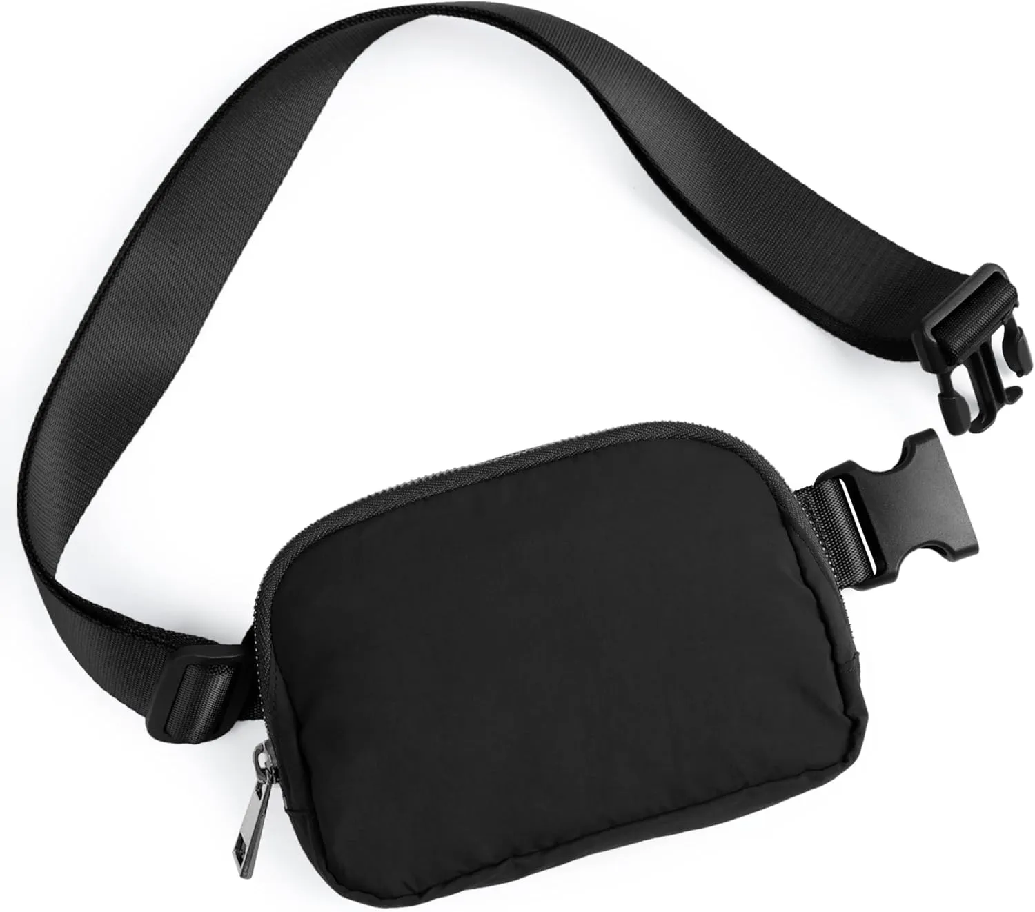 vividreams Everywhere Belt Bag, Mini Fanny Pack with Adjustable Strap for Workout Running Travel Hiking, Black