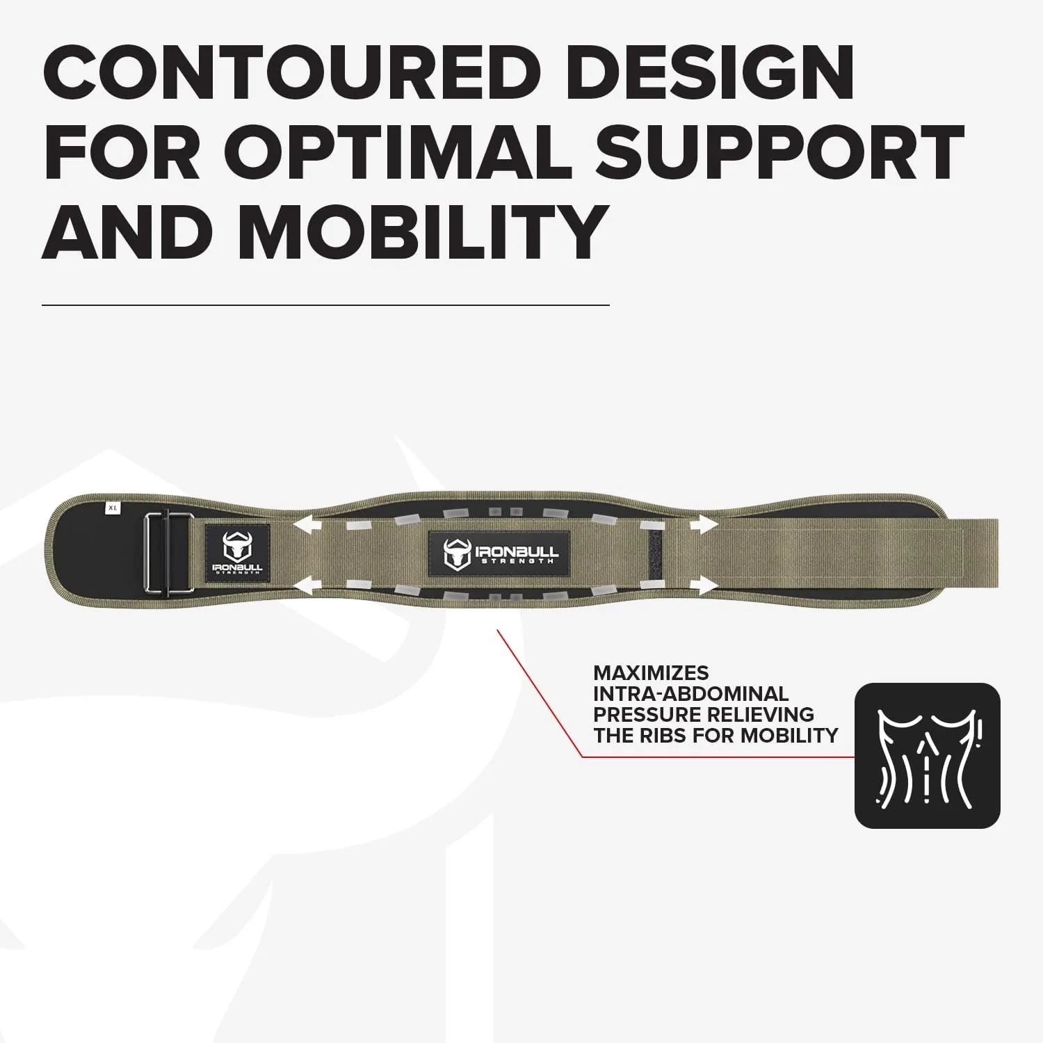 Weight Lifting Belt for Men and Women - Great for Squats, Deadlift, Lunge, Exercises and Training - Best for Olympic, Cross-Training and Bodybuilding Workout
